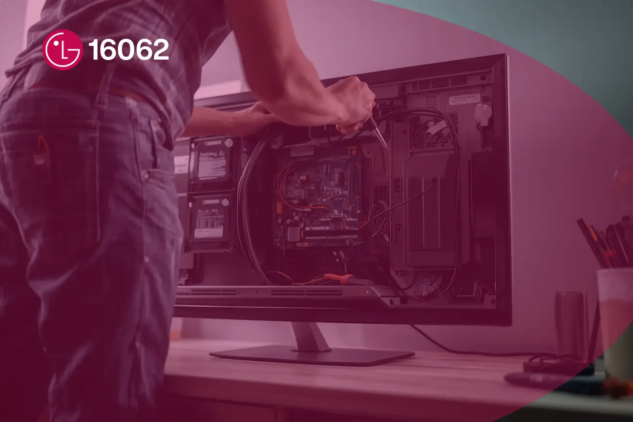 صيانة شاشات ال جي OLED و QNED و LED و 4K